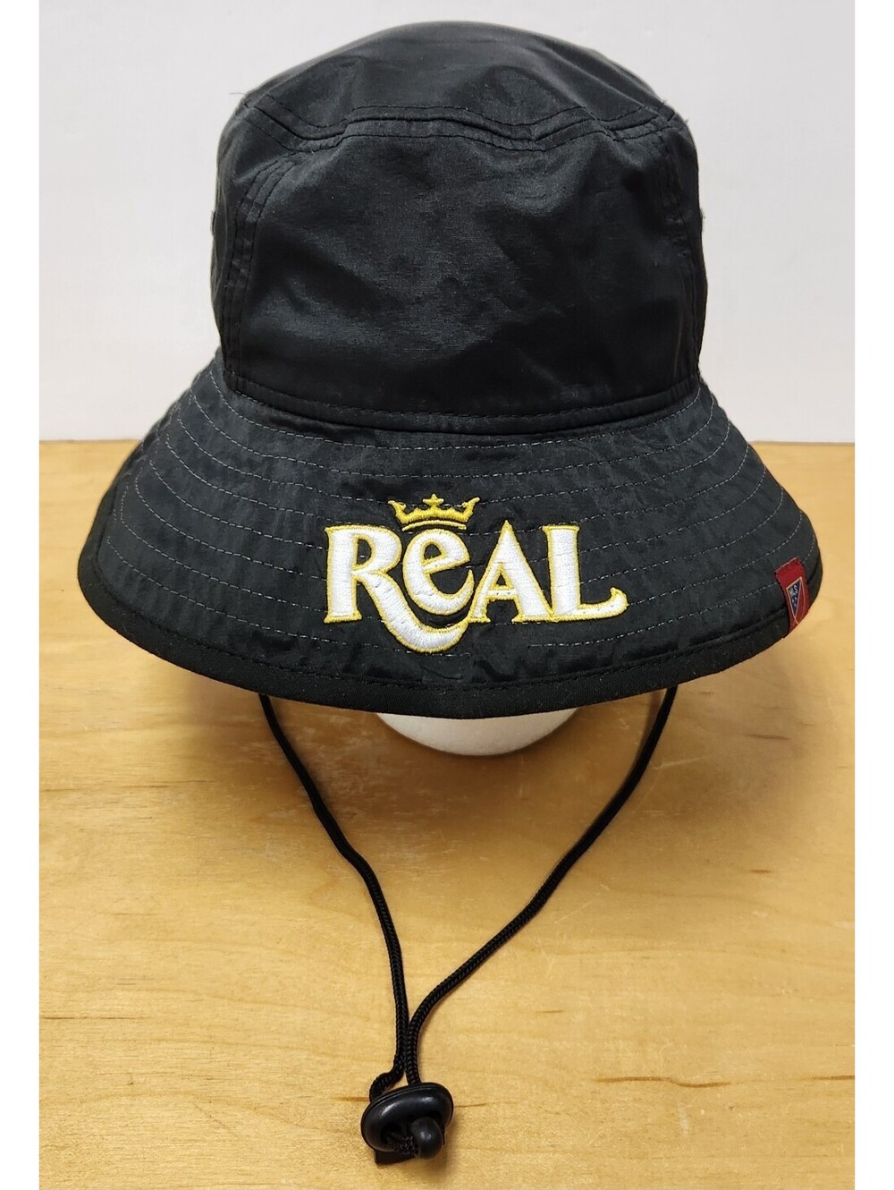 New Era Real Salt Lake MLS Black Packable Bucket Hat One Size Fits Most Boonie